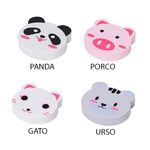 Borracha Zoo BRW - Animais Fofos Porco Gato Panda Urso
