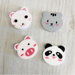 Borracha Zoo BRW - Animais Fofos Porco Gato Panda Urso