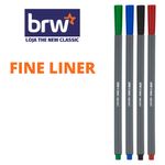 Caneta BRW Fine Liner Ultra Fina 0.4mm - Tom Pastel, Neon e Tradicional