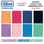 Caderno Universitário Capa Dura Tilibra Lunix Tom Pastel  20, 16, 10 ou 1 Matéria