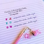 Caneta BRW Gel com Carimbo Candy Ponta Fina 0.7mm - Tom Pastel