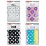 Kit de Discos Encaixe Universal para Caderno Smart Inteligente BRW -  12 Peças