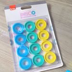 Kit de Discos Encaixe Universal para Caderno Smart Inteligente BRW -  12 Peças