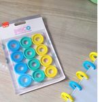 Kit de Discos Encaixe Universal para Caderno Smart Inteligente BRW -  12 Peças