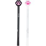 Caneta Fine Liner BRW Ultra Fina Fofa Patinha de Gatinho 0.4mm