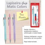 Lapiseira Faber Castell Grip Matic Colors Tom Pastel - 0,5mm - Mina com avanço automático