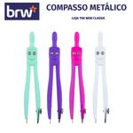 Compasso Metálico BRW Tom Pastel e Neon
