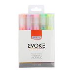 Kit Marcador Artístico Evoke BRW Acrylic 3mm