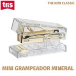 Grampeador Tris Holic Mineral Translúcido - Mini Ouro - Rosé