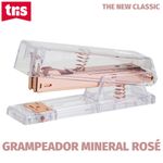 Grampeador Tris Holic Mineral Translúcido - Mini Ouro - Rosé