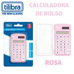 Calculadora de Bolso Tilibra Tom Pastel Fofa Azul ou Rosa