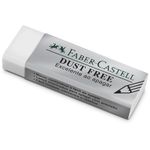 Borracha Técnica Faber Castell Dust Free Branca - Não deixa Resíduos