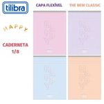 Caderneta Tilibra Happy Tom Pastel AA Grampeada 80 Folhas