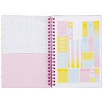 Planner Capa Dura BRW Enjoy Tons Pastel 80 Folhas 130x188mm