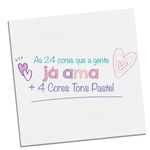 Lápis de Cor Faber-Castell 24 Cores + Tons Pastel ou Tons de Pele