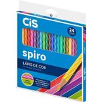 Lápis de Cor Cis Spiro - 24 ou 12 Cores