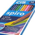 Lápis de Cor Cis Spiro - 24 ou 12 Cores