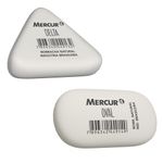 Kit Borracha Mercur Delta + Oval Branca ou Colorida Tom Pastel