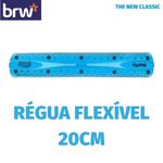 Régua Flexível BRW Não Quebra 20cm