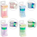 Kit Washi Tape BRW Candy - Rosa, Lilás, Azul ou Verde