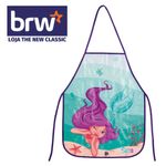 Avental Escolar BRW para Arte Infantil Plástico - Magic Unicórnio Raptor Dinossauro Fofo