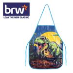Avental Escolar BRW para Arte Infantil Plástico - Magic Unicórnio Raptor Dinossauro Fofo