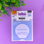 Bloco BRW Notas Adesivas 2 em 1 - Importante, Ideias - 30 Folhas