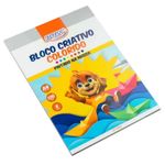 Bloco Criativo Colorido ou Tons Pastel A4 BRW - 25 Folhas  120g/m²