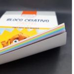 Bloco Criativo Colorido ou Tons Pastel A4 BRW - 25 Folhas  120g/m²