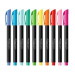 Caneta Ponta Pincel Brush Faber Castell SuperSoft - Cores Diversas Neon Pastel Básicas Vintage Preta