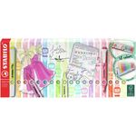 Kit Marca Texto Stabilo Swing Cool Caneta - Tom Pastel - Neon - Coleção Completa