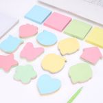 Bloco de Notas Adesivas BRW Tons Pastel 100 Folhas - Coração Balão Estrela Flor Seta