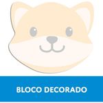 Bloco Adesivo Cis Fofo Pets Panda Porquinho ou Raposa - para Lembretes e Notas