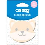 Bloco Adesivo Cis Fofo Pets Panda Porquinho ou Raposa - para Lembretes e Notas