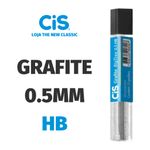 Grafite Cis para Lapiseira 0.5 HB, B ou 2B - 12 Unidades