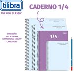 Caderno ou Caderneta Capa Dura ou Flexível Tilibra Lunix Tons Pastel 1/4 - 48, 80 ou 160 Folhas