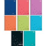 Caderno ou Caderneta Capa Dura ou Flexível Tilibra Lunix Tons Pastel 1/4 - 48, 80 ou 160 Folhas