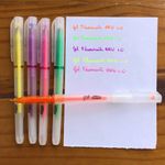 Caneta em Gel Fluorescente BRW 1.0mm - Kit ou unidade