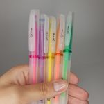 Caneta em Gel Fluorescente BRW 1.0mm - Kit ou unidade