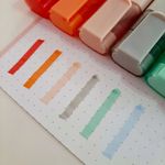 Kit 6 ou 3 Marca Texto Jocar Office Good Vibes Tom Pastel - Cinza, Vermelho, Rosa, Laranja, Azul e Verde.