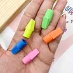 Kit Borracha Ponteira para Lápis Cis Cores Neon Fantasia