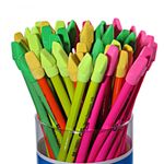 Kit Borracha Ponteira para Lápis Cis Cores Neon Fantasia
