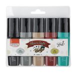 Marca Texto BRW Vintage - Kit ou Unidade - Preto, Vinho, Cinza, Bege, Verde Água
