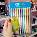 Kit Caneta Cis BPX Ponta Ultra Fina 0.7mm - Estojo Blister Pote ou Caixa