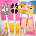 Lápis Cis Fantasia Pets com Borracha de Cachorrinho Fofo