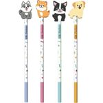 Lápis Cis Fantasia Pets com Borracha de Cachorrinho Fofo