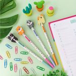 Lápis Cis Fantasia Pets com Borracha de Cachorrinho Fofo