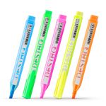 Caneta Marca Texto Compactor Destaq - Tons Pastel e Neon