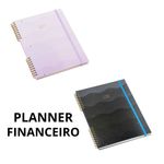 Planner Financeiro BRW Capa Dura com Espiral - Dreams, Black -  97 Folhas
