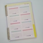 Planner Financeiro BRW Capa Dura com Espiral - Dreams, Black -  97 Folhas